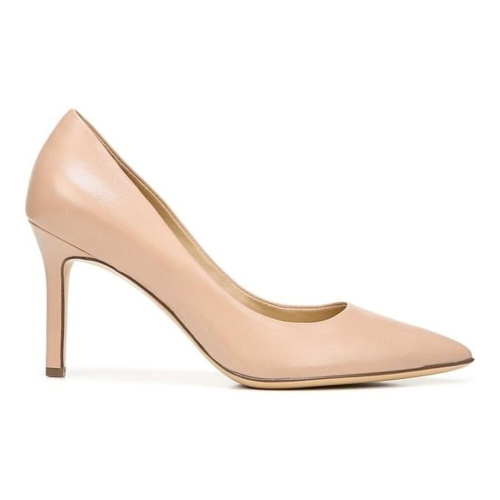 NEW Naturalizer Womens Anna Leather Pointed Toe sz 7.5 nude/tan